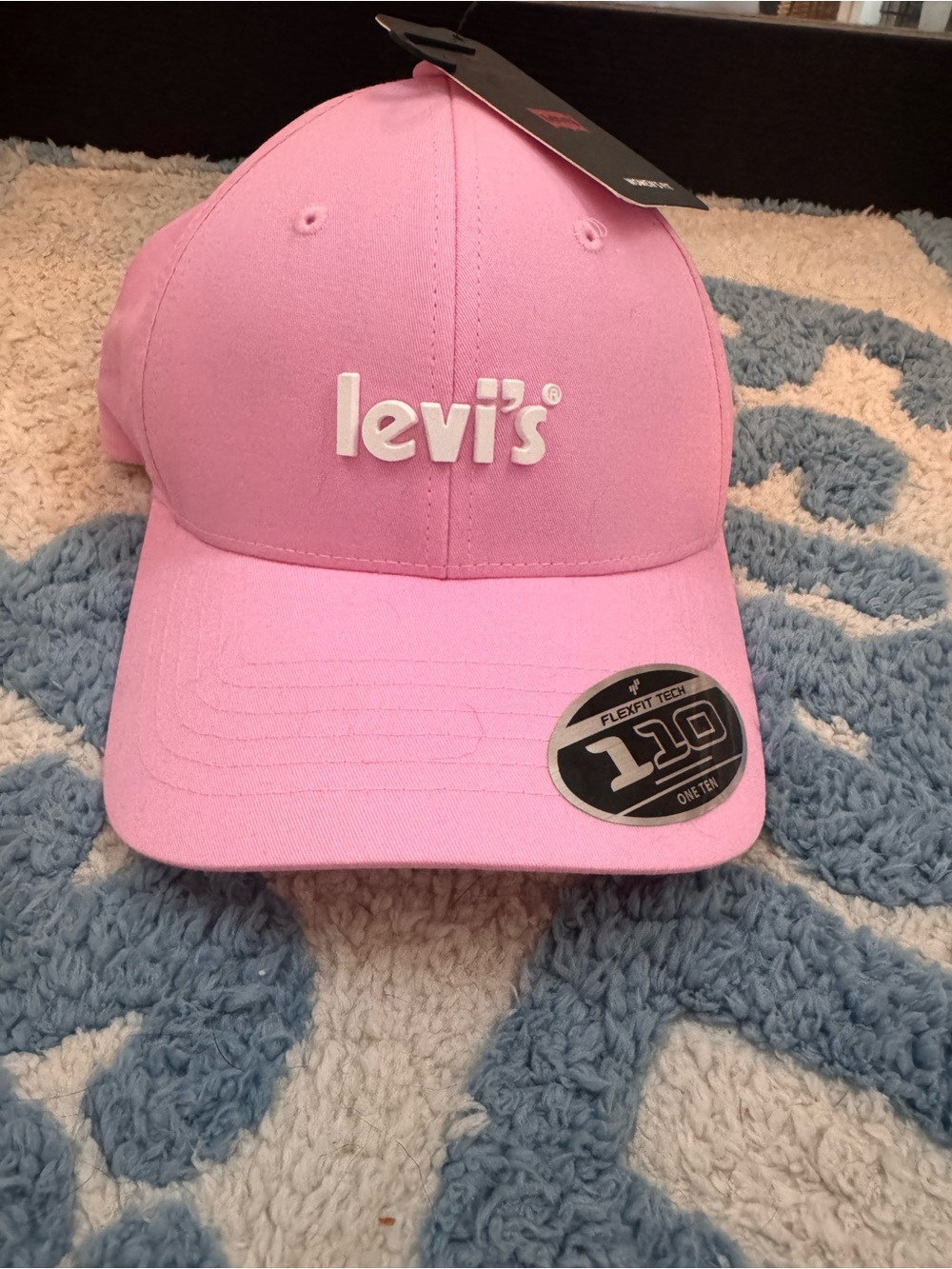 Levi's Pink Baseball Cap with White Logo
